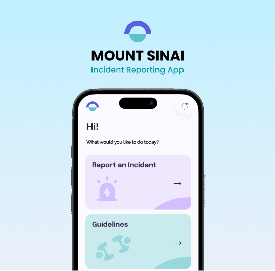 Mount Sinai incident reporting app